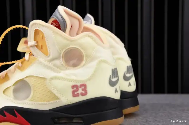Kicktheory OFF-WHITE Jordan Retro 5 Sail DH8565-100 0513